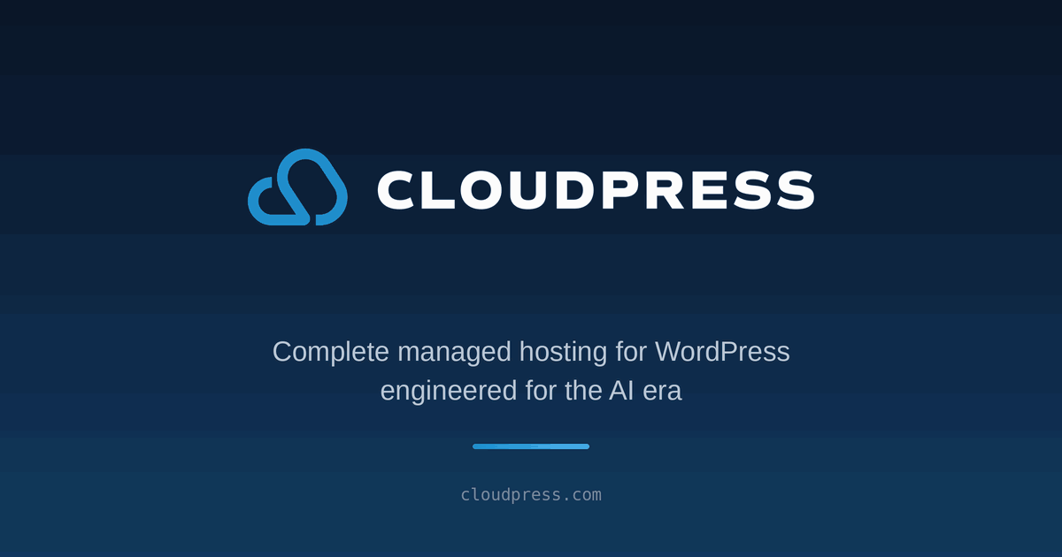 CloudPress – Complete managed Hosting for WordPress engineered for the ...